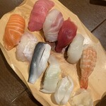 京王クラブ - おまかせ握り1,700円