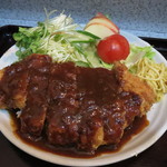 とんかつ　ミヨシ - 上ロース　結構分厚い