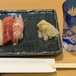 Ginza Sushiichidai Yuugo - ランチ日替日本酒は景虎