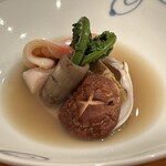 いちりん - 鮑とホッキ貝の焚き合わせ