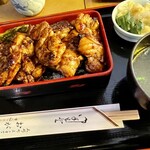 おが和 - 焼鳥重 肉増し