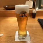 いちりん - 生ビール　キリン一番搾り