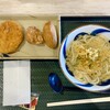 Uma Gena - かけうどん、コロッケ、唐揚げ、いなり寿司830円