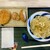うまげな - 料理写真:かけうどん、コロッケ、唐揚げ、いなり寿司830円
