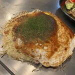 Hiroshima Fuu Okonomiyaki Momijiya - イカ天焼き