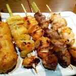 Oreno Yakitori - お任せ串５本：690円