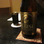 日本料理 幸庵 - ビールで乾杯　タンブラーが素敵