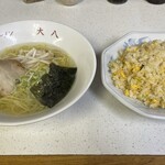 大八 - Aセット塩ラーメン¥700