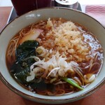 文殊 - 料理写真:たぬきそば(温)