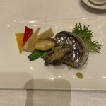 中国飯店 麗穂 - アワビと筍の煮物