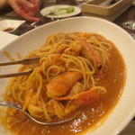 コンプレ - 甲殻類の生パスタ