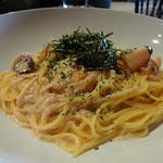 Pasta ＆ Cafe PASTA LA VISTA - やりいかとえのきの明太クリーム　スパゲティーニ