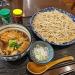 Teuchi Soba Takofuku - 「きのこのつけ蕎麦」一式