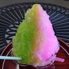 城跡茶屋 - 料理写真:かき氷(キウイ&ピーチ)