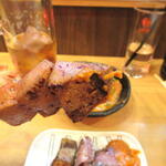 酒蔵 力 - さすがの焼加減のレバー