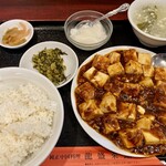 龍盛菜館 - 麻婆豆腐定食