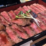 ステーキ重専門店 悠々 - 黒毛和牛ステーキ重￥２２００