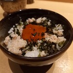 焼き鳥 茂 東桜 - 最後はTKG