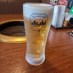 牛角 イオンタウン野田店 - 飲みホー 生ビール