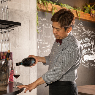 ソムリエオーナー今鶴氏