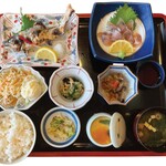 食事処 鷹勝 - くぼて(やまめ)定食
