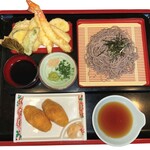 食事処 鷹勝 - 天ざる蕎麦