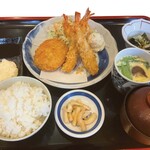 食事処 鷹勝 - エビコロ定食