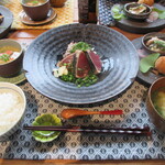 食堂 ナマケモノ - 「初鰹」定食