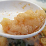 六壱○麺 - コレが海老の衣揚げです。 天ぷらとイメージは同じものです。