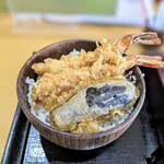 泉蕎庵　とみた - もりそば小天丼セット