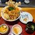寿司・海鮮 うお三昧きじま - 料理写真:ランチの穴子天丼　全景