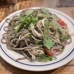 関谷スパゲティ - 自家製イカスミ麺　しらすとアサリのいしり魚醤スパゲティ