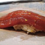 鮨 銀座 おのでら - 本マグロの赤身漬け