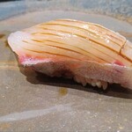 鮨 銀座 おのでら - シマアジ