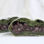 カミバン - 【2024.03】よもぎあんぱん(税込350円)カット断面