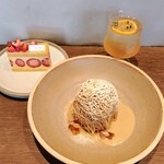 Patisserie ease - ■しぼりたて和栗モンブラン
                        ■いちごとタヒチバニラのフレジェ
                        ■自家製レモネードソーダ