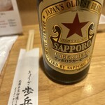 ぎょうざ 歩兵 - 瓶ビール