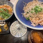 あずみの庵 - 天丼setおろしぶっかけ大