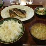 モンキー食堂 - 『焼魚定食』(税込700円)※１年半くらい前に食べたもの