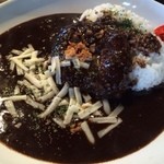 カウボーイカレー - NYジューシーバーグカレー チーズトッピング