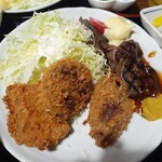ナカガワ☆スエ食堂 - 鹿肉ステーキとフライ