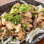 Refreshing chicken breast with ponzu sauce