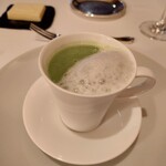 レストラン・モリエール - クレソンと蕪のスープ