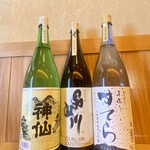 居酒屋 ろぼう - 店主地元の日本酒です。