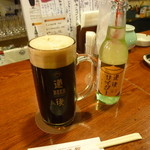 道後麦酒館 - 苦味良し、香り良し！　「漱石ビール（スタウト） (ジョッキ840円)」