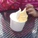 happy - ダブルカップ　マンゴーと白桃　400円①（2014.02.16）