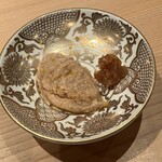 鮨 さかい - あん肝＋奈良漬け