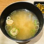 南海パーラー - 味噌汁