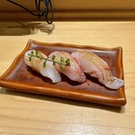 Kaitenzushi Ginza Onodera - おすすめ3貫　¥1,500