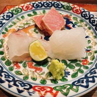 お料理 うち山 - アオリイカ、真鯛、本まぐろ